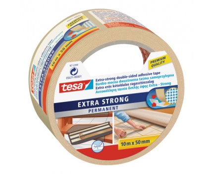 Tesa Tasma Doppelseitiges Klebeband Für Bodenbeläge Super Stark 50 Mm 10 M (H0567101)
