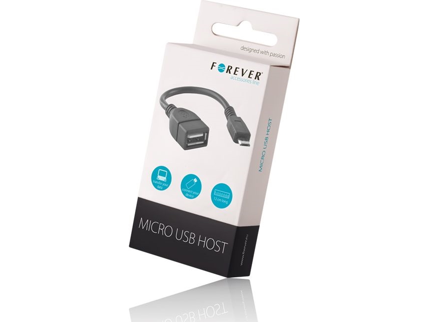 Adapter Usb Forever Microusb - Usb Czarny (5900495359643)