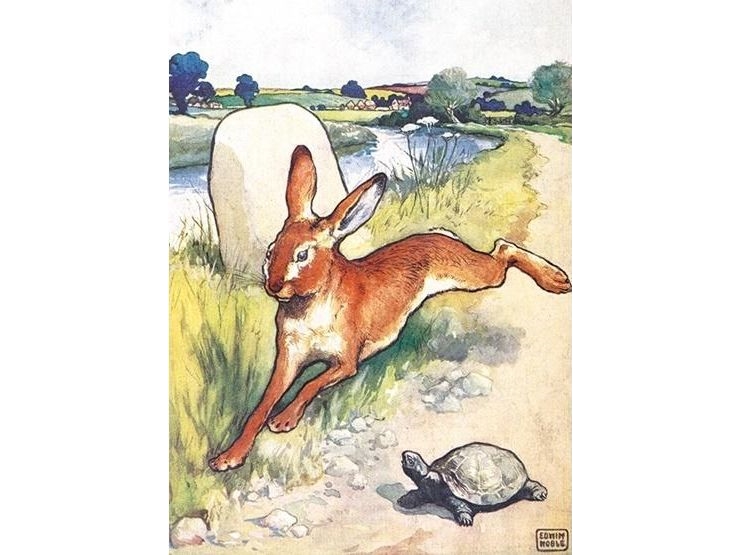 Billede af Museums & Galleries B6 Pass With The Hare And The Tortoise Envelope