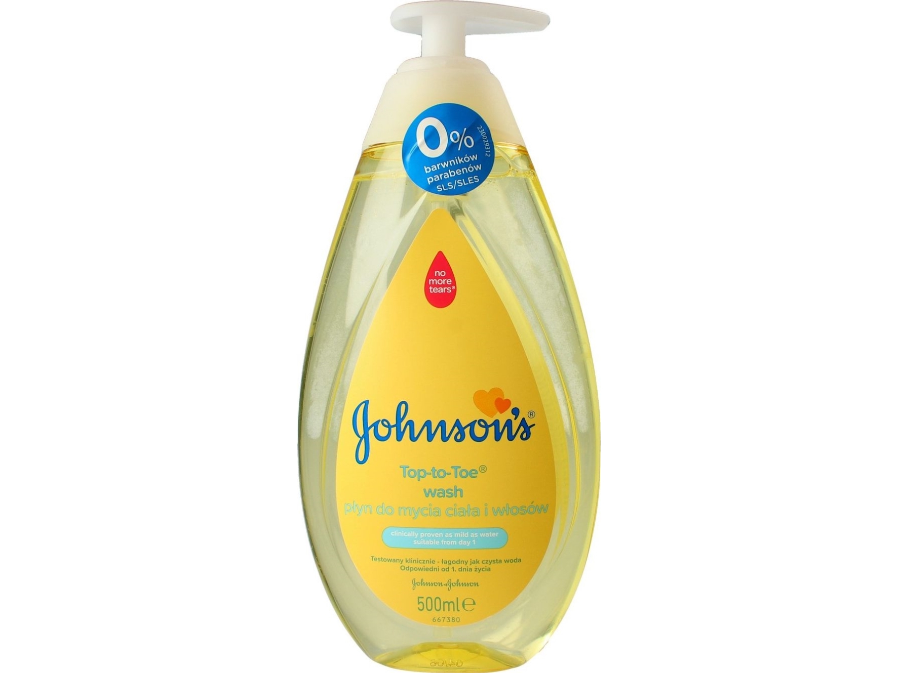 John Baby Top To Toe Liquid/wash 500ml.