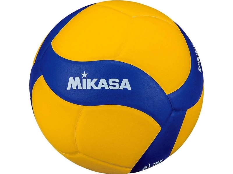 Mikasa V330w, Blå, Hvid, Gul, Nylon, Indendørs, Fivb, Mønster, 1 Stk