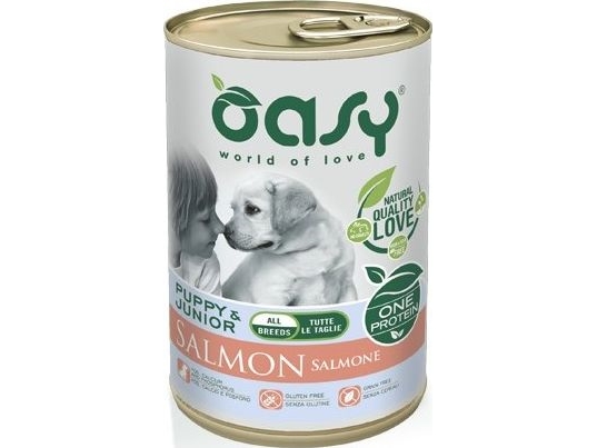 Oasy One Protein Puppy Dose Mit Lachs 400G