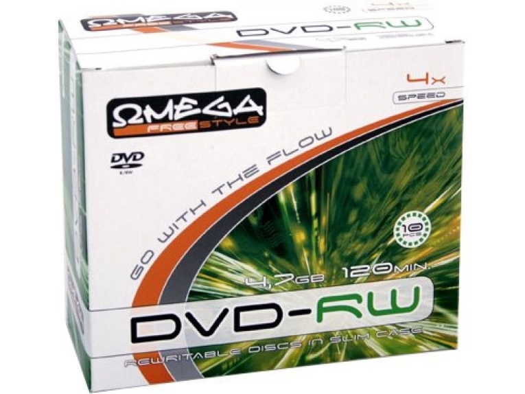 Omega DVD-RW 4.7 GB 4x 10 kpl (56699)