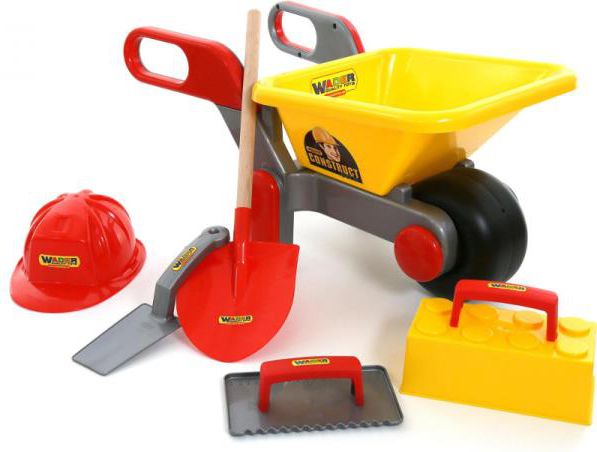 Wader Wheelbarrow  "construct  " Stonemason Set 5 Pcs. Polesie 50229