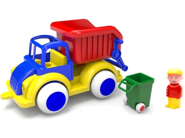 Viking Toys Müllwagen Mit Figur P.6 - 045-1256