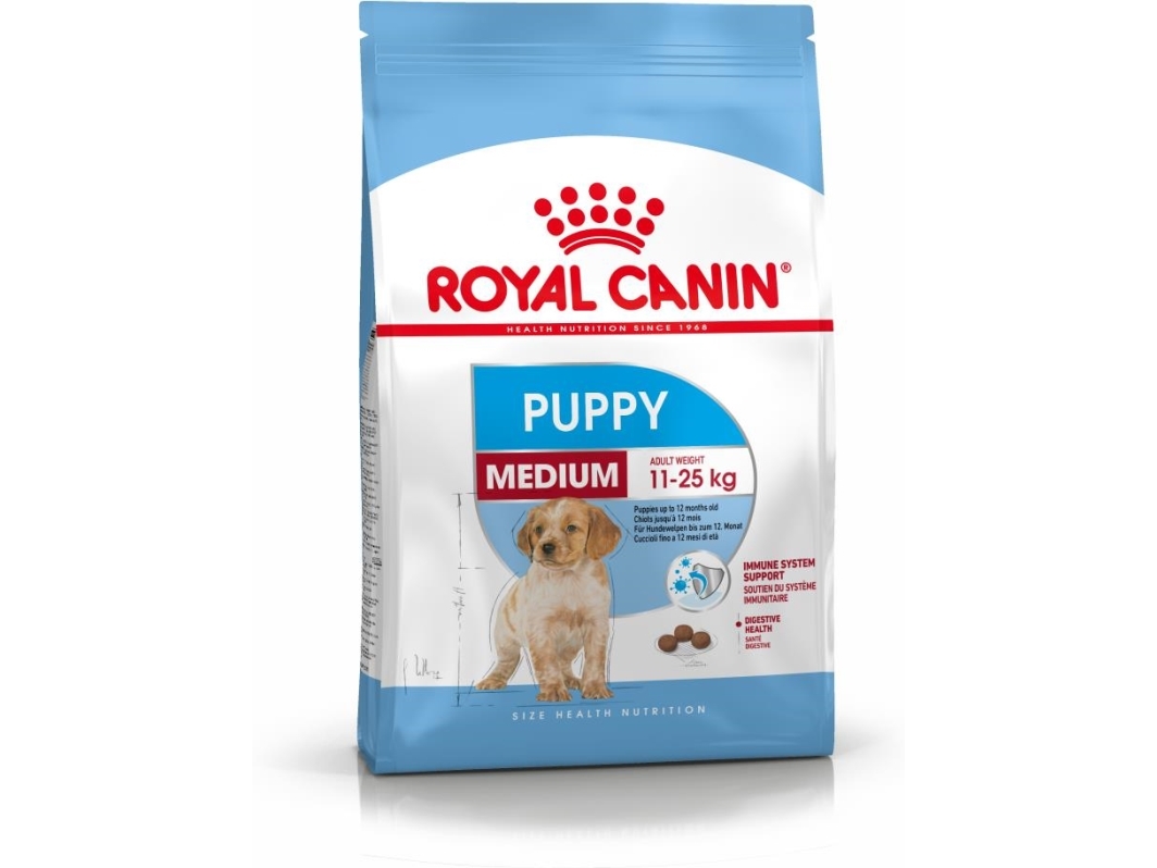 Royal Medium Puppy, Hundehvalp, Majs, Fjerkræ, 4