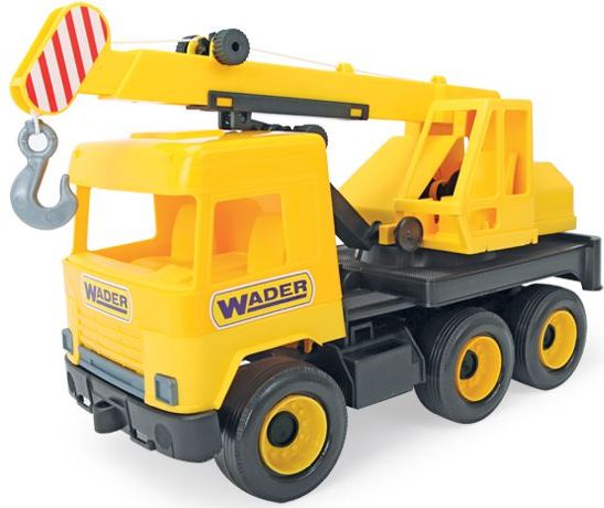 Tigres 32122 Auto Middle Truckcrane In A Box, Farbe-Gelb, Einheitsgröße