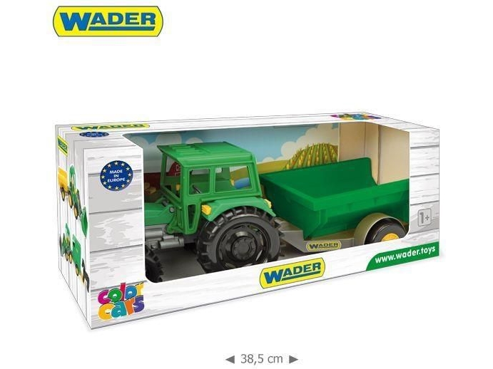 Wader Farmer-Traktor Mit Pferdeanhänger 35023 50236