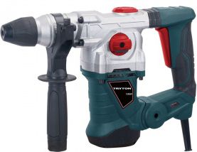 Tryton Meißel-/Bohrhammer 1250 W Sds+ Mit 4 Funktionen, Koffer Und Zubehör