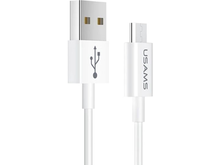 Kabel Usb Usams Usb-A - Microusb 1 M Weiß (63863-Uniw)