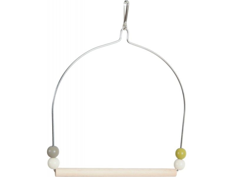 Zolux Zolux A Swing With A Wooden Perch On A Metal Handle