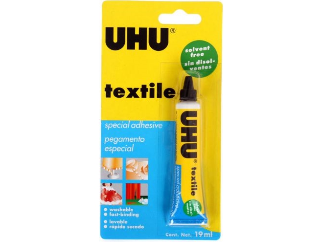 UHU lim i 19 ml tekstil-rør