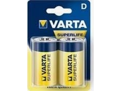 Varta R20 D, D, Zink-Karbon, 1,5 V, 2 Stück(E), Mehrfarbig, 61,5 Mm
