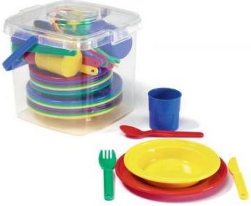 Viking Toys Dining Set tallerkener i en spand (045-41408)
