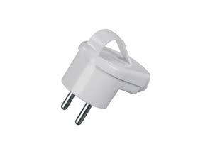 Opal Vinkelstik, Aftagelig Wt-16Z 2P 16A Med Ørekrog Hvid
