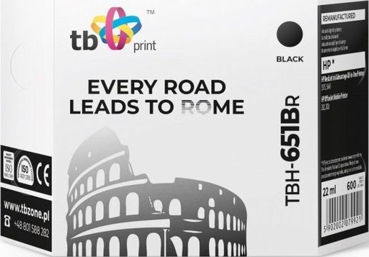 Ink For Hp Dj 5575 Tbh-651Br Black Renewed