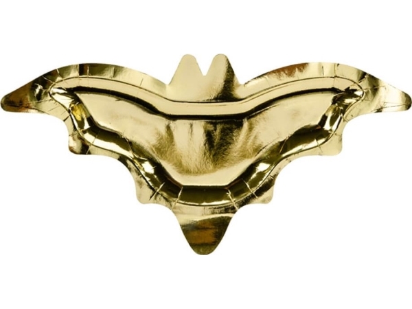 Fledermaus Gold Tischdeko, 6 Stk