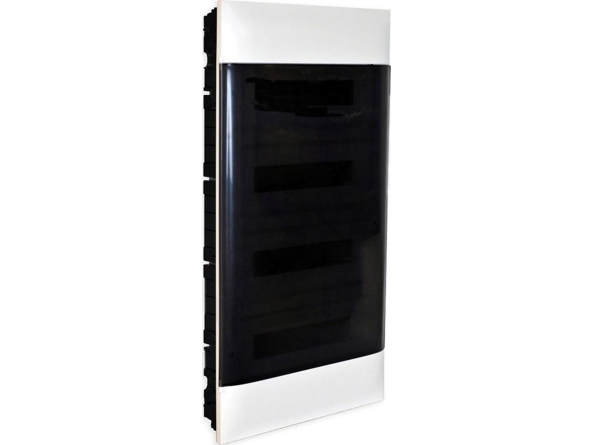 Legrand PRACTIBOX S 4x18 indbygningsboks til modulopbygget fordeling med transparent dør 137379
