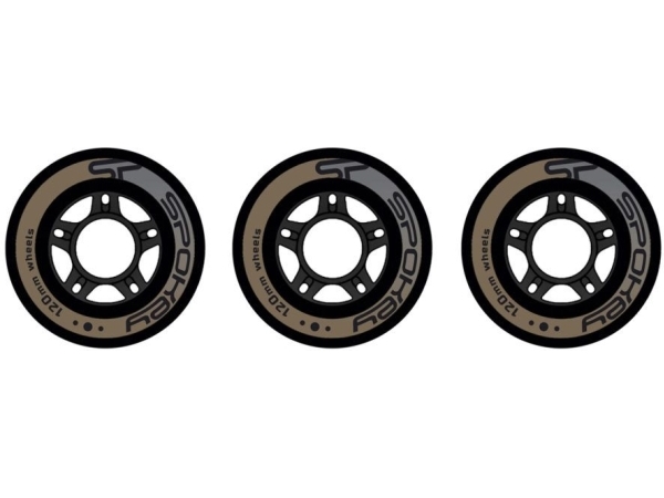 Spokey fritidshjul, 3-trins PU 120 mm