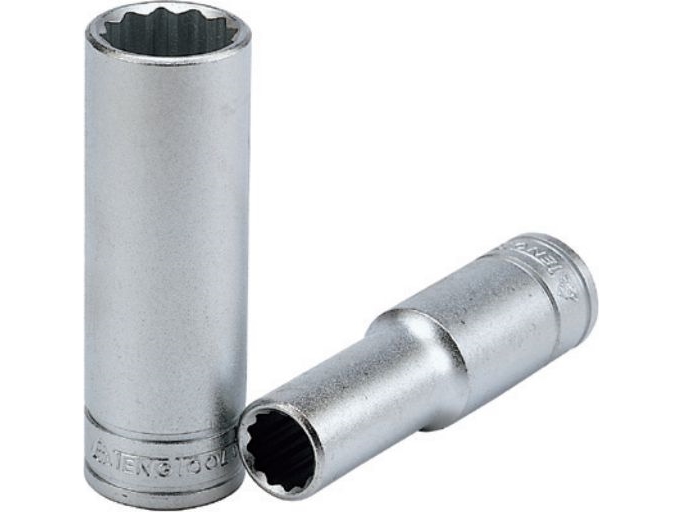 Teng Tools 1/2" 19 Mm Lang 12-Punkts Topnøgle (25731001)