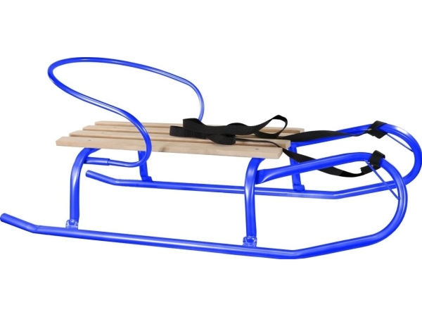 Victoria Sport metallkälke med ryggstöd blå (254261-uniw) | Sport & Träning - Skidor/Snowboard - Skidglasögon | GameStuff