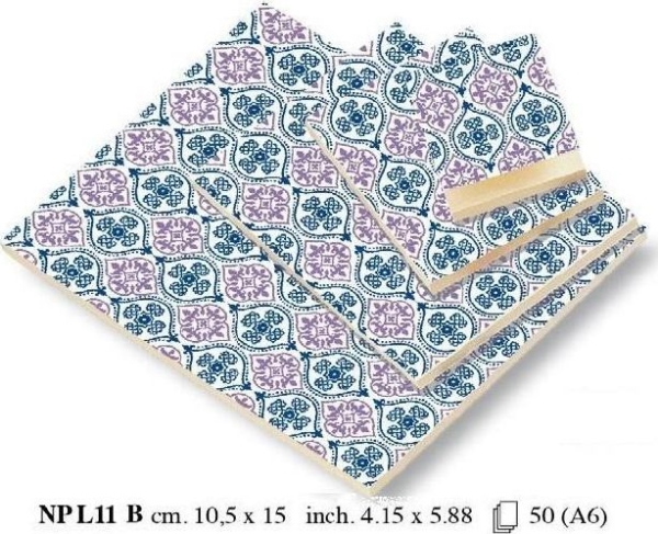 Rossi Decorative Notebook A6 Br Np L11 B Violet Rossi |