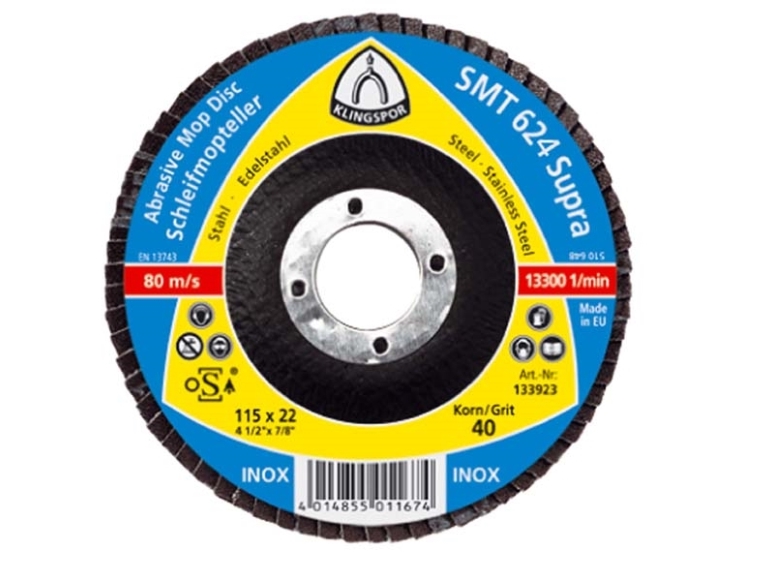 Klingspor-Klaphjul 125 Mm Gr. 120 Smt 624 222111