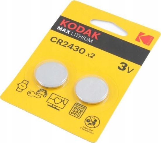 Kodak Max - Batterie 2 X Cr2430 - Li