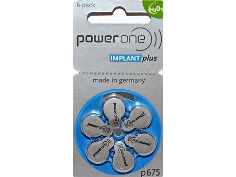 POWER ONE VARTA batterier til høreapparater 675