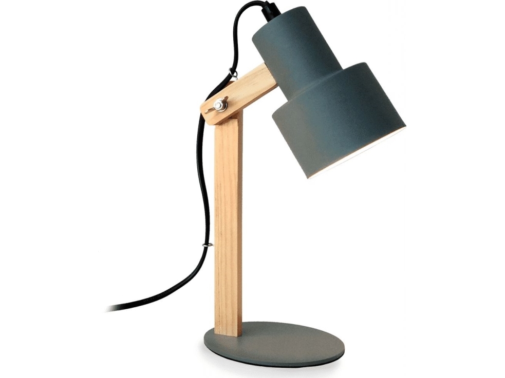 Platinet Skrivebordslampe Grå