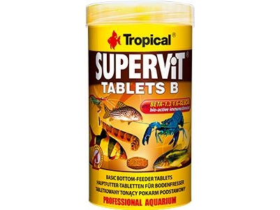 Tropical Fiskefoder Supervit Tablets B 250 Ml/830 Stk. (20634)