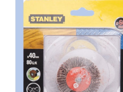 Stanley Šlifavimo pop. ratukas 60 x 40 mm, 80 g