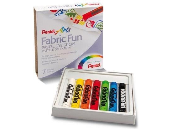 Pentel Stoffpastellkreiden 7 Farben