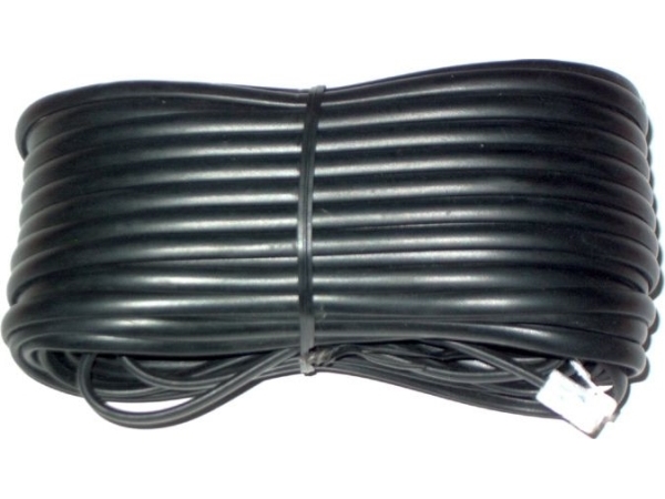 Lechpol Telefonkabel Gerade 7 M Schwarz (Tel0033-7,5)