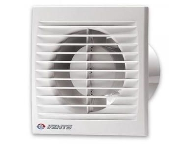 Vents aksial ventilator Ø150, 230V, 20W, 240m3/h, 33dB lydsvag, kuglelejer, snorafbryder - 150SILENTA-SVL