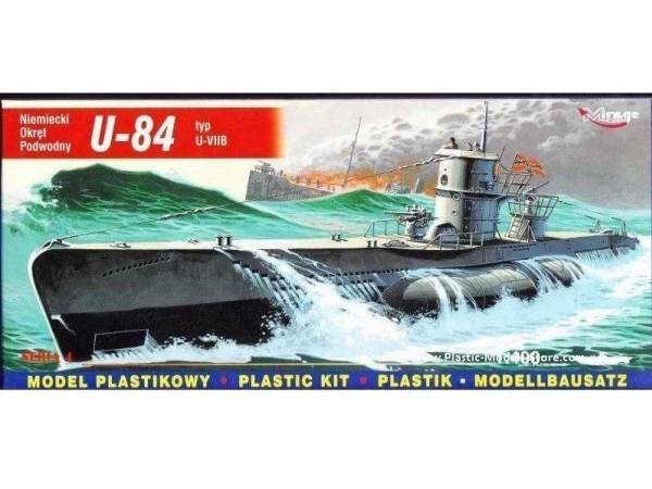 Mirage Model Plastik-U-Boot U-84 Viib