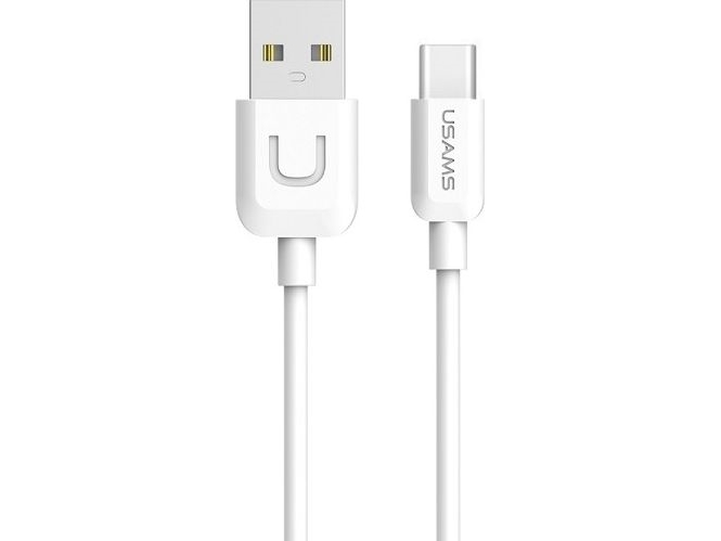 Kabel Usb Usams Usb-A - Usb-C 1 M Weiß (63880-Uniw)