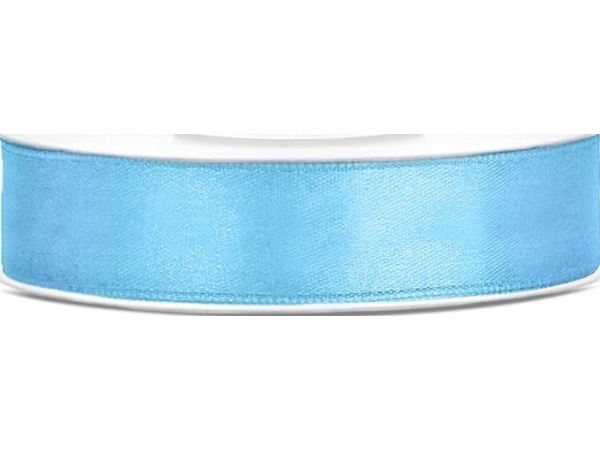 Hellblaues Satinband 12Mm