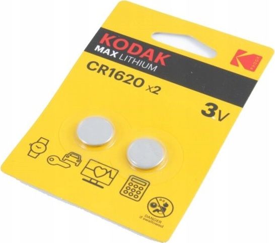 Kodak Max - 2 X Cr1620-Batterien - Li - 70 Mah