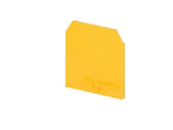 Endplatte Für Schiene Psu-4 Gelb 41-0101