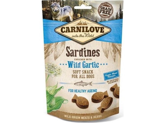 Carnilove Semi Moist Snack Sardinen 200G - (10 Pk/Ps)
