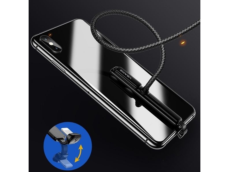 Usb-Kabel Usams Usb-A Til Usb-C 1,5 M Sort