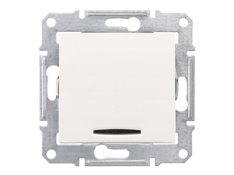 Schneider Electric Sedna Creme 1gång Belyst Strömbrytare Sdn1400123