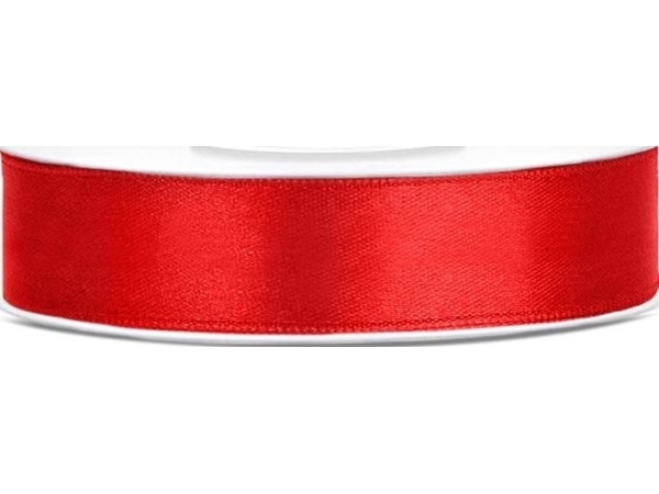 Rotes Satinband 12Mm