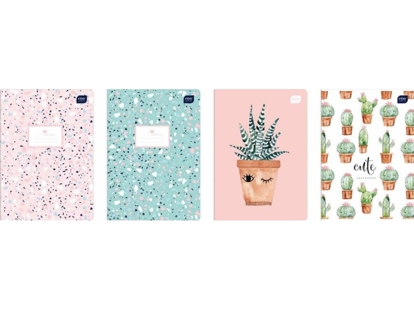 Interdruk Notebook A5/32K Check Trends Girls (10 Pcs) |
