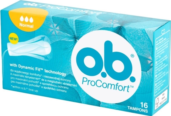 O.B O.B.ProComfort Normal komfort-tamponer 1 stk. 16 stk