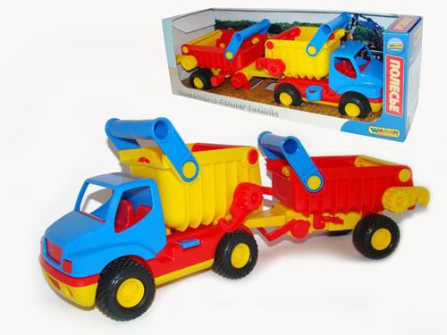 Polesie WADER 37718 Tipvogn med anhænger