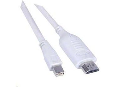 Premiumcord Displayport Mini - Hdmi Kabel 3M Hvid (Kportadmk01-03)