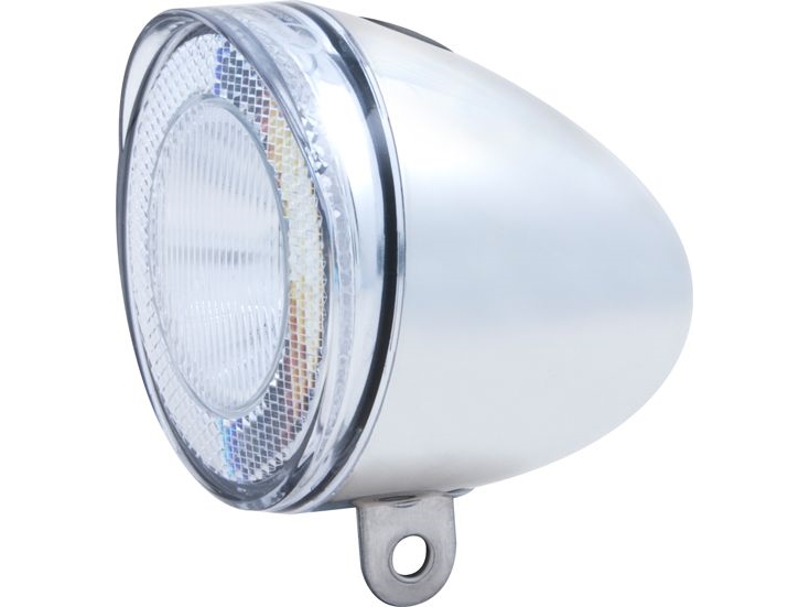 Spanninga Swingo Xb Forlygte 10Lux/50 Lumen+ Batteri Krom (Sng-H070017)