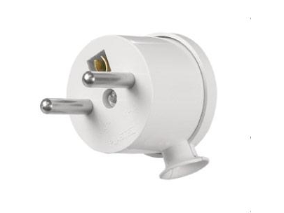 Opal Vinkelstik Adskillelig Mini Wt-15 2P+Z 16A Hvid
